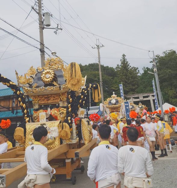 秋祭り　姫路のとある場所　ふんどし姿　